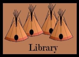 Image of a tipis that links to library information.