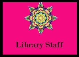 Image of a morning star quilt design that links to library staff.