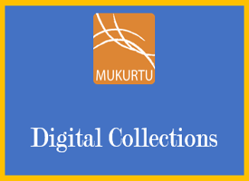 Image of a mukurtu logo that links to archives digital collections.